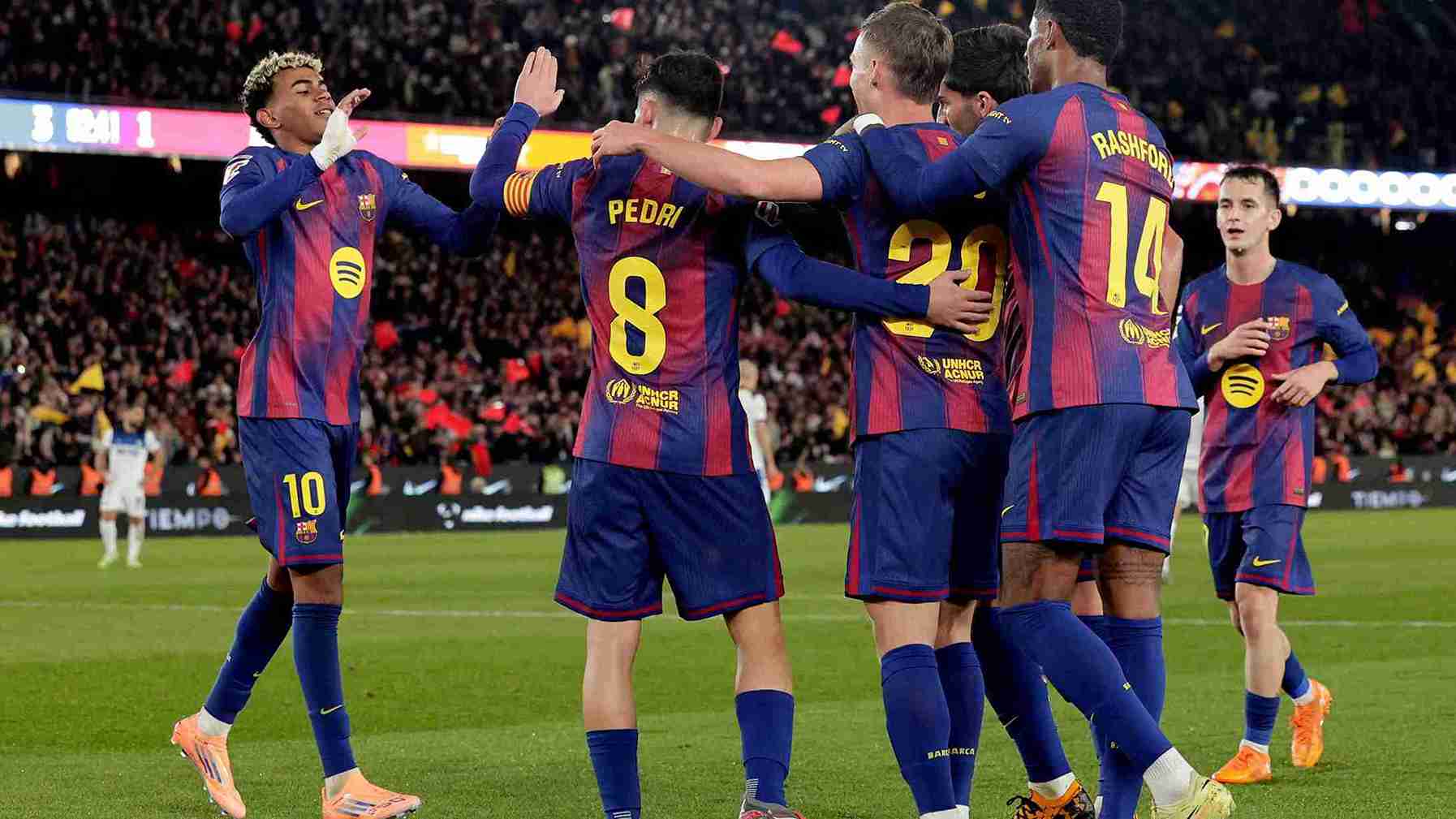 Hasil Barcelona vs Atletico Madrid 3-1, Blaugrana Menang Telak