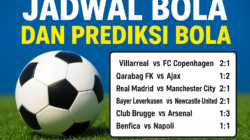 JADWAL & PREDIKSI PERTANDINGAN SEPAK BOLA Tanggal: 10–11 Desember 2025