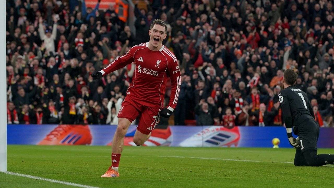 Florian Wirtz Akhirnya Cetak Gol Perdana untuk Liverpool