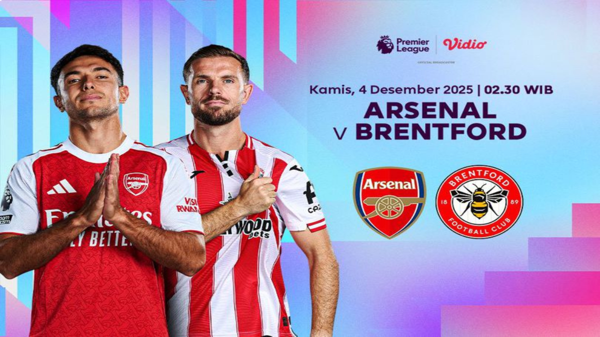 Nonton Live Liga Premier 2025/26: Arsenal vs Brentford di Vidio