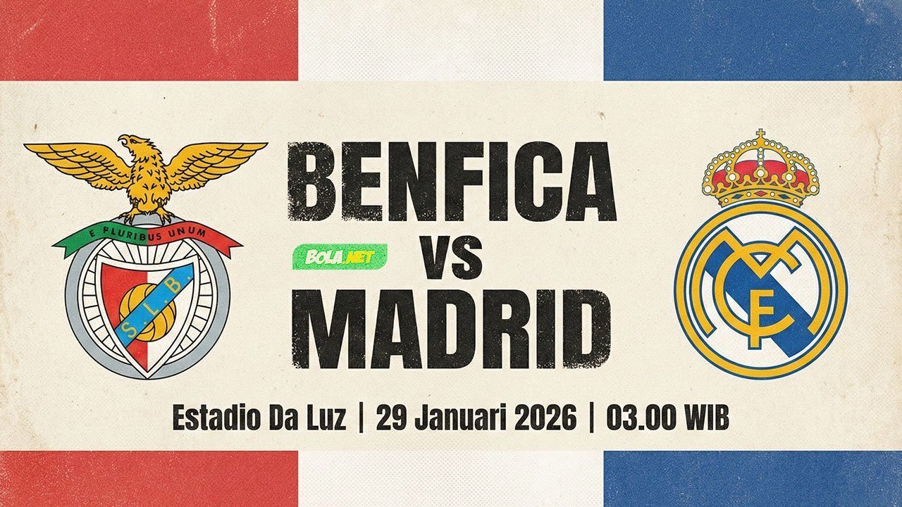 Analisis Dampak Strategi Prediksi Benfica  Real Madrid 29 Januari 2026
