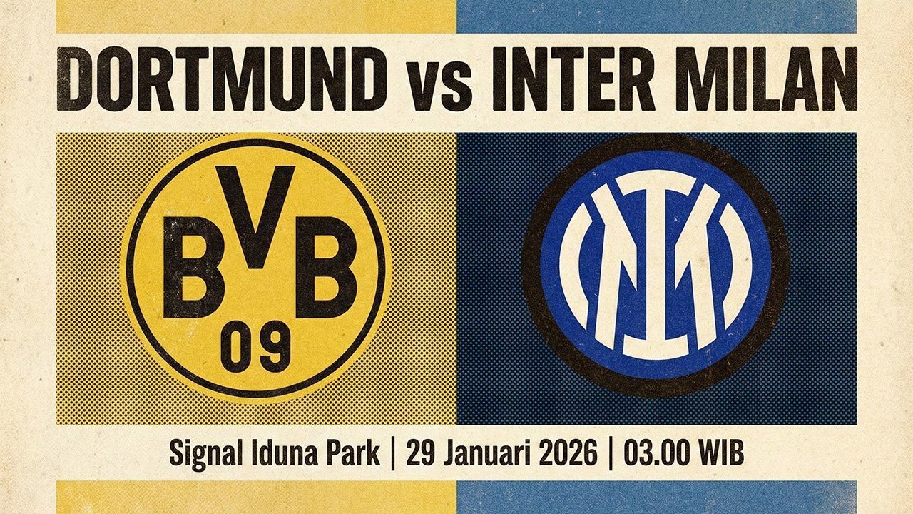Implikasi Hasil Pertandingan Prediksi Dortmund  Inter 29 Januari 2026
