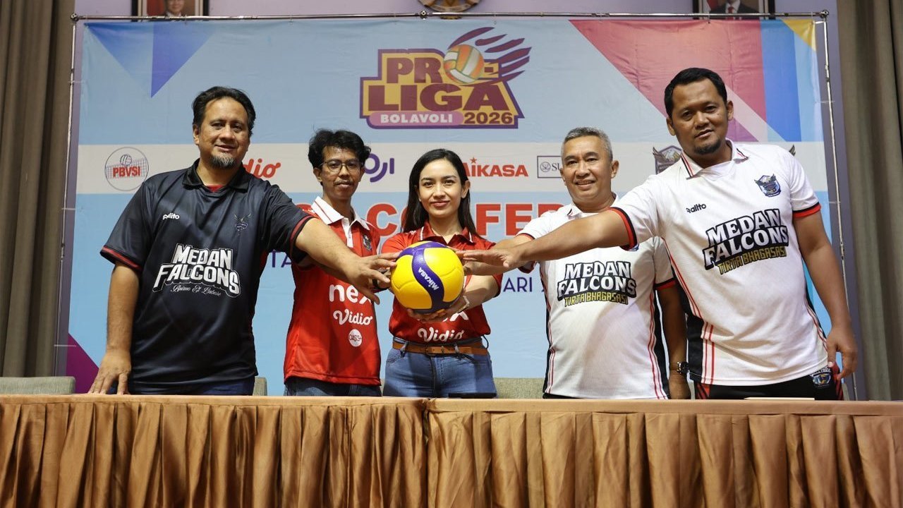 Medan Falcons Tirta Bhagasasi Targetkan Dua Kemenangan di Proliga 2026 Pekan Kedua
