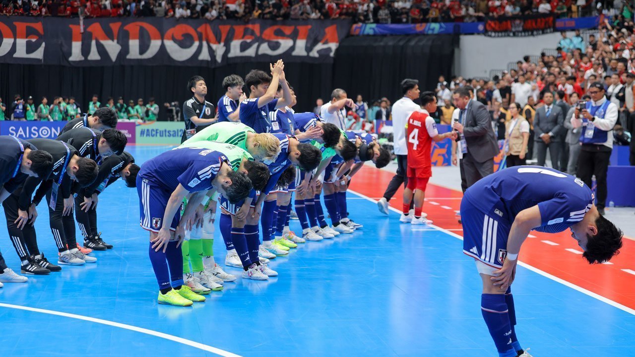 Timnas Futsal Jepang Hargai Penonton di Indonesia Usai Kalah dari King Indo