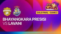 Evaluasi Performa Tim Nonton Live Streaming Jakarta Bhayangkara Presisi  Jakarta Lavani Livin Transmedia di Grand Final Proliga 2026 di MOJI, 25 April 2026